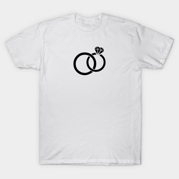 COUPLE RINGS T-Shirt by eesomebysrishti